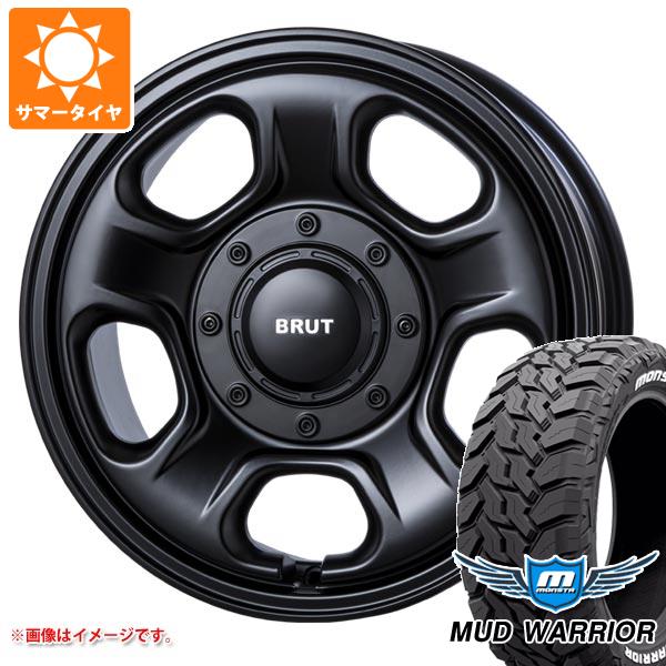 FJクルーザー 10系用 サマータイヤ モンスタ マッドウォーリアー LT265/70R17 121/118Q ホワイトレター ブルート BR 33 8.0 17 :br33mb 34779 t801004yt:タイヤ1番