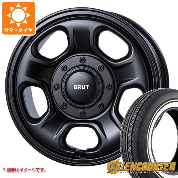 ハイエース 200系用 サマータイヤ オーレンカウンター クラシックオーバル 215/65R16C 109/107T ホワイト/イエローリボン ブルート BR 33 6.5 16 :br33mbh 38586 t80967yt:タイヤ1番