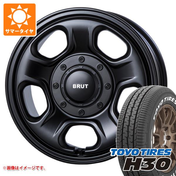 ハイエース 200系用 サマータイヤ トーヨー H30 215/65R16C 109/107R ホワイトレター ブルート BR 33 6.5 16 :br33mbh 39888 t80967yt:タイヤ1番