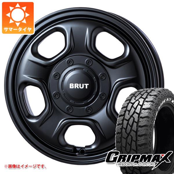 エブリイワゴン DA17W用 サマータイヤ グリップマックス マッドレイジ R/T MAX 165R14 97/95Q ホワイトレター ブルート BR 33 4.5 14 :br33mbk 36489 s861030zk:タイヤ1番