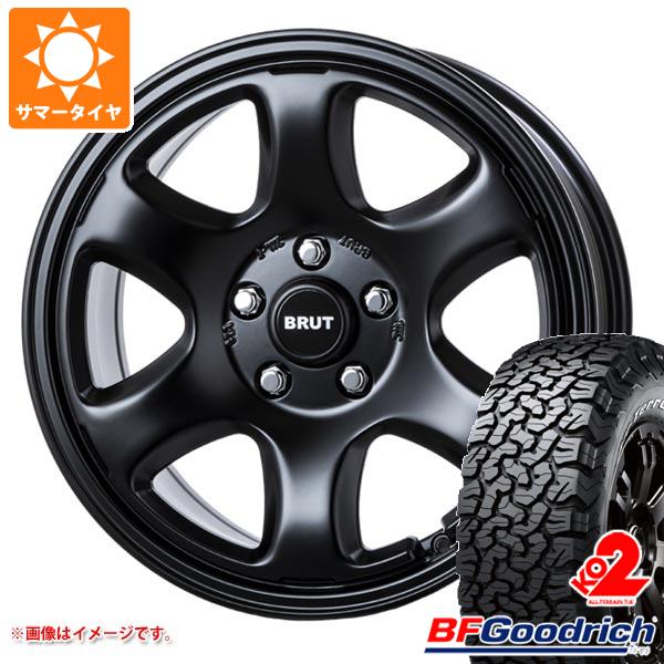 5本セット ジープ ラングラー JK/JL系用 サマータイヤ BFグッドリッチ オールテレーン T/A KO2 LT285/70R17 116/113S ブラックレター ブルート BR 44 :br44mbw 36031 j27121p 5:タイヤ1番