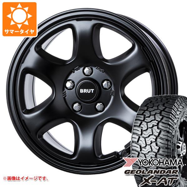 ジープ ラングラー JK/JL系用 サマータイヤ ヨコハマ ジオランダー X-AT G016 LT295/70R17 121/118Q ブラックレター ブルート BR-44｜tire1ban