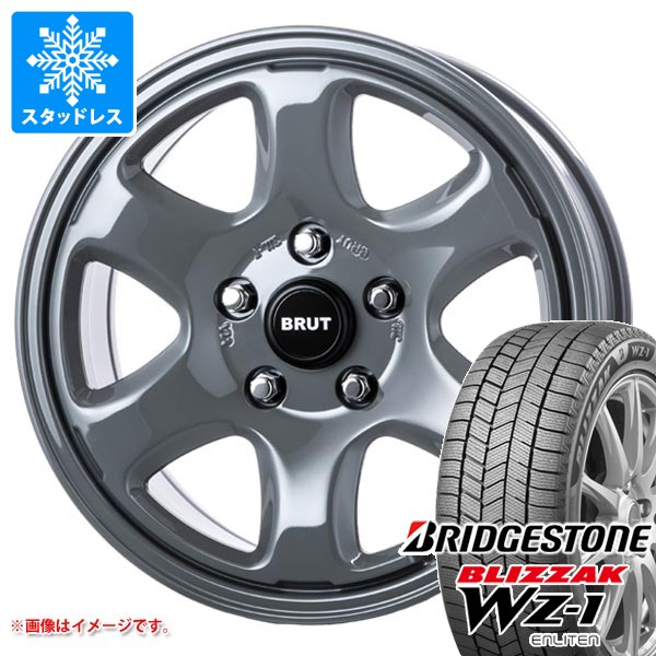 スタッドレスタイヤ ブリヂストン ブリザック WZ-1 225/60R17 99Q ブルート BR-44 7.5-17