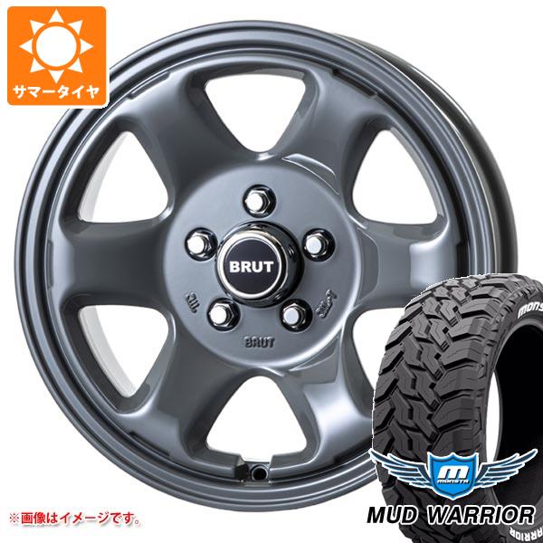 サマータイヤ 215/70R16 107/105Q モンスタ マッドウォーリアー ホワイトレター ブルート BRUT BR 44 デリカD:5用 6.5 16 :br44cc5 34780:タイヤ1番