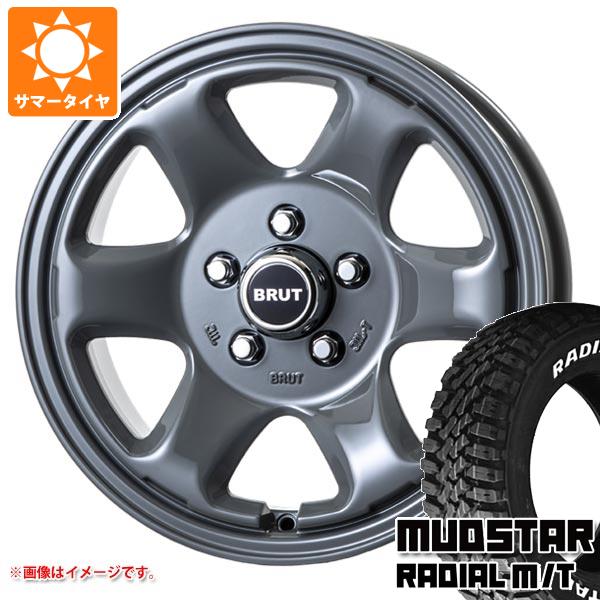 サマータイヤ 215/70R16 100T マッドスター ラジアル M/T ホワイトレター ブルート BRUT BR 44 デリカD:5用 6.5 16 :br44cc5 34822:タイヤ1番