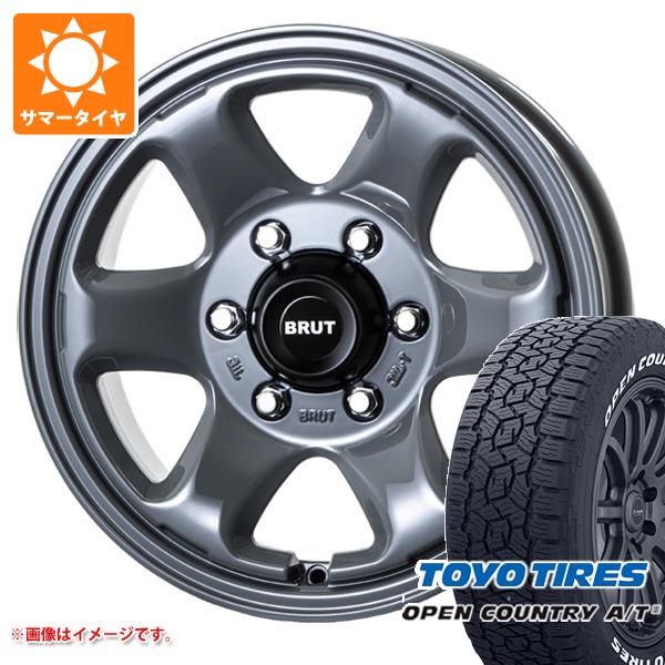 FJクルーザー 10系用 サマータイヤ トーヨー オープンカントリー A/T3 LT285/70R17 116/113Q ホワイトレター ブルート BR 44 7.5 17 :br44cc7 41271 t801005yt:タイヤ1番