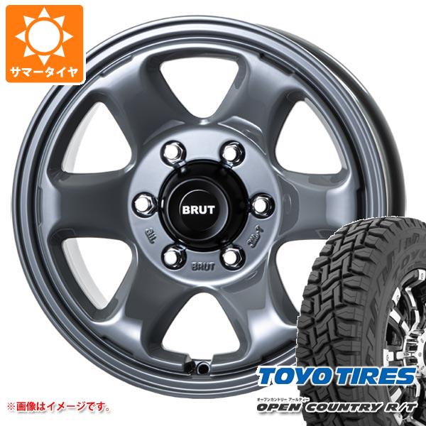 ランドクルーザー プラド 150系用 サマータイヤ トーヨー オープンカントリー R/T LT285/70R17 116/113Q ホワイトレター ブルート BR 44 7.5 17 :br44cc7 35680 t80988yt:タイヤ1番