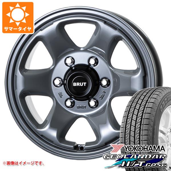 2024年製 サマータイヤ 265/65R17 112H ヨコハマ ジオランダー H/T G056 ブラックレター ブルート BR 44 7.5 17 :br44cc7 19609:タイヤ1番