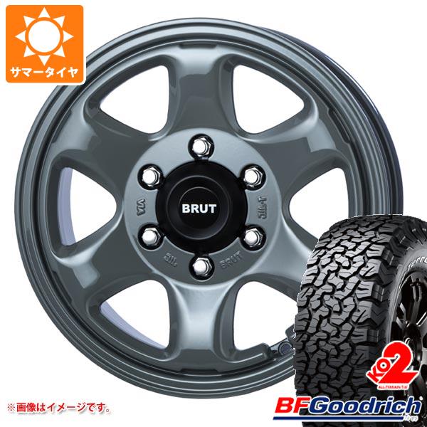 ランドクルーザー300用 サマータイヤ BFグッドリッチ オールテレーンT/A KO2 LT275/70R17 121/118R ホワイトレター ブルート BR 44 7.5 17 :br44cc3 27543 t801081yt:タイヤ1番