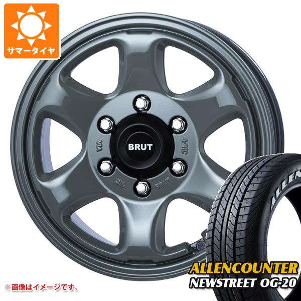 ハイエース 200系用 サマータイヤ オーレンカウンター ニューストリート OG 20 215/60R17C 109/107T ホワイトレター ブルート BR 44 7.5 17 :br44cch 32175 t80968yt:タイヤ1番