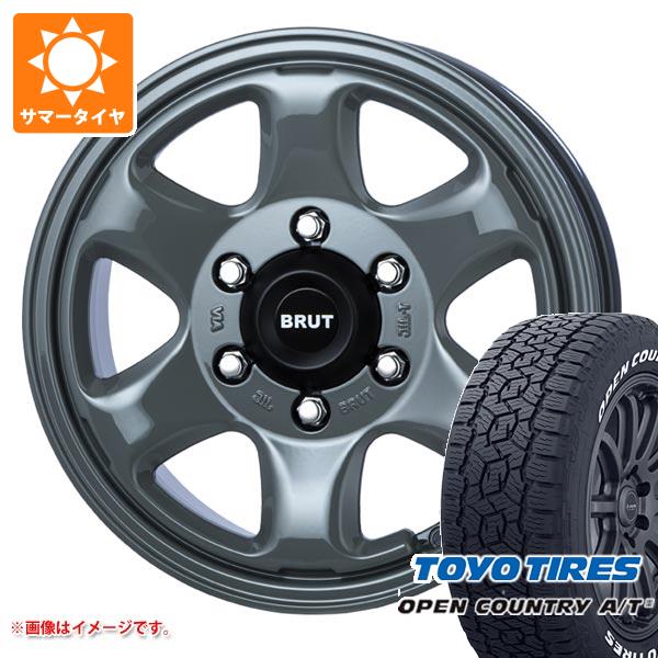 ハイエース 200系用 2024年製 サマータイヤ トーヨー オープンカントリー A/T3 215/65R16C 109/107R ホワイトレター ブルート BR 44 6.5 16 :br44cch 41237 t80967yt:タイヤ1番