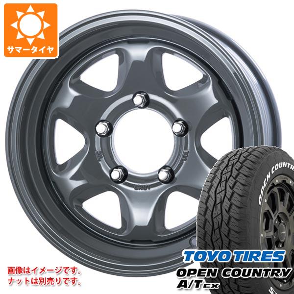 ジムニーシエラ JB74W用 2024年製 サマータイヤ トーヨー オープンカントリー A/T EX 215/70R16 100H アウトサイドホワイトレター ブルート BR 44 6.5 16 :br44ccs 36841 s86770zk:タイヤ1番