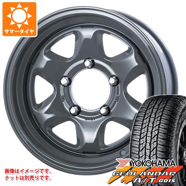 ジムニーシエラ JB74W用 サマータイヤ ヨコハマ ジオランダー A/T G015 LT225/75R16 115/112R アウトラインホワイトレター ブルート BR 44 6.5 16 :br44ccs 22941 s861005zk:タイヤ1番