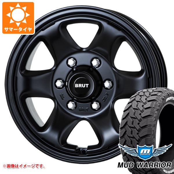 ランドクルーザー プラド 150系用 サマータイヤ モンスタ マッドウォーリアー LT265/65R17 120/117Q ホワイトレター ブルート BR 44 7.5 17 :br44mb7 34778 t80986yt:タイヤ1番