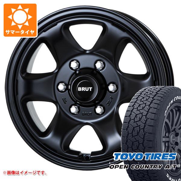 FJクルーザー 10系用 サマータイヤ トーヨー オープンカントリー A/T3 LT285/70R17 116/113Q ホワイトレター ブルート BR 44 7.5 17 :br44mb7 41271 t801005yt:タイヤ1番