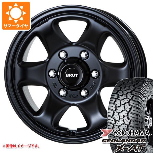 サマータイヤ 285/70R17 121/118Q ヨコハマ ジオランダー X AT G016 ブラックレター ブルート BR 44 7.5 17 :br44mb7 41326:タイヤ1番