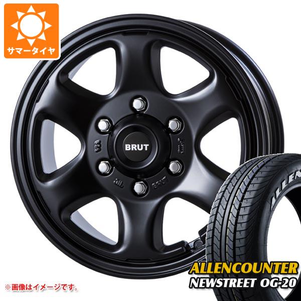 ハイエース 200系用 サマータイヤ オーレンカウンター ニューストリート OG 20 215/60R17C 109/107T ホワイトレター ブルート BR 44 7.5 17 :br44mbh 32175 t80968yt:タイヤ1番