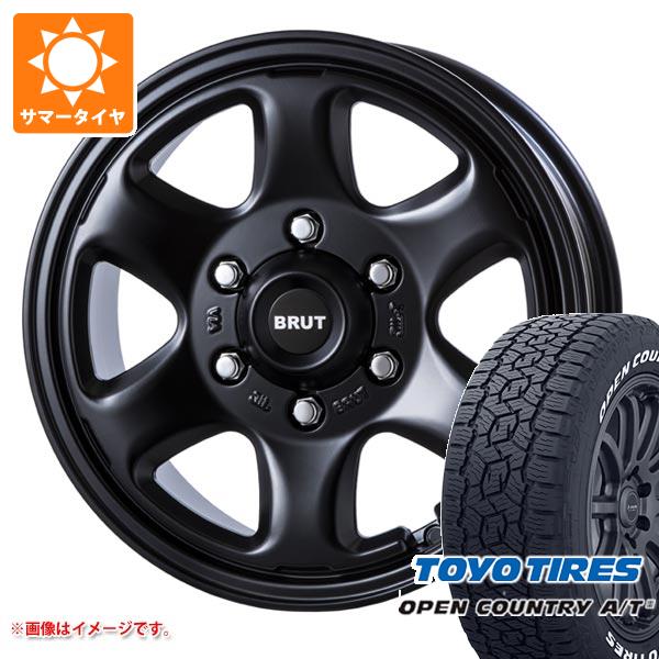 ハイエース 200系用 2024年製 サマータイヤ トーヨー オープンカントリー A/T3 215/65R16C 109/107R ホワイトレター ブルート BR 44 6.5 16 :br44mbh 41237 t80967yt:タイヤ1番