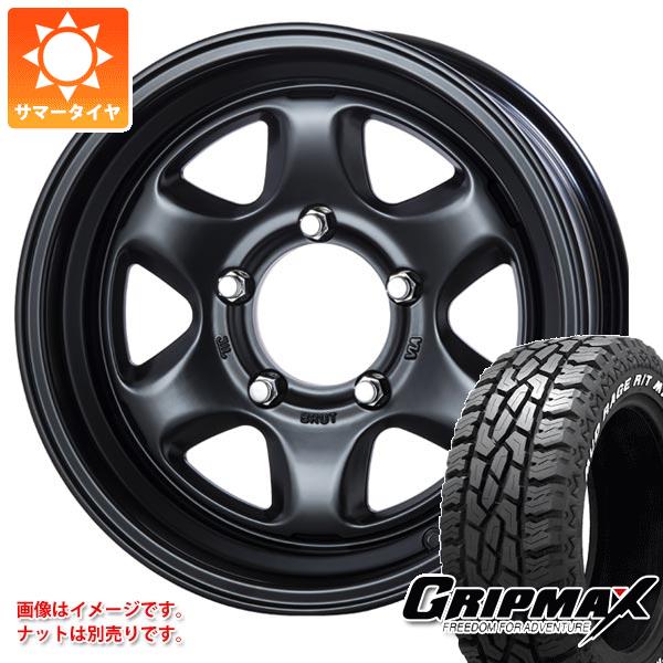 ジムニーシエラ JB74W用 サマータイヤ グリップマックス マッドレイジ R/T MAX LT185/85R16 105/103Q ホワイトレター ブルート BR 44 6.5 16 :br44mbs 36498 s86769zk:タイヤ1番