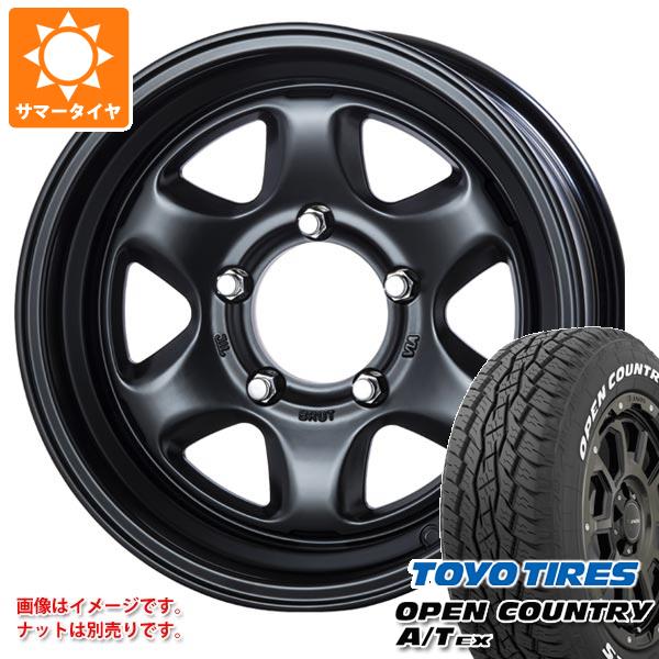 ジムニーシエラ JB74W用 2024年製 サマータイヤ トーヨー オープンカントリー A/T EX 215/70R16 100H アウトサイドホワイトレター ブルート BR 44 6.5 16 :br44mbs 36841 s86770zk:タイヤ1番