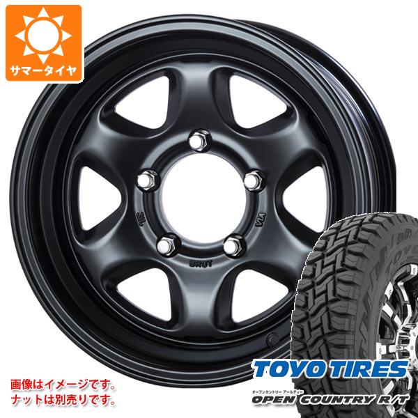 5本セット ジムニーシエラ JB74W用 サマータイヤ トーヨー オープンカントリー R/T 215/70R16 100Q ブラックレター ブルート BR 44 6.5 16 :br44mbs 32618 s86770zk 5:タイヤ1番