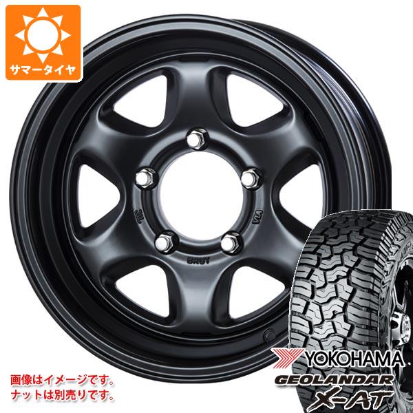 5本セット ジムニーシエラ JB74W用 サマータイヤ ヨコハマ ジオランダー X AT G016 LT235/70R16 104/101Q ブラックレター ブルート BR 44 6.5 16 :br44mbs 35220 s861007zk 5:タイヤ1番