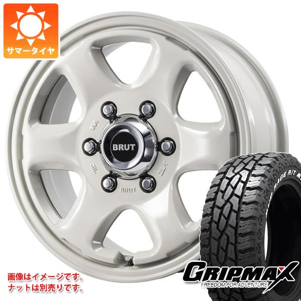 ハイエース 200系用 サマータイヤ グリップマックス マッドレイジ R/T MAX LT215/70R16 100/97R ホワイトレター ブルート BR 44 6.5 16 :br44swh 36503 t80971yt:タイヤ1番