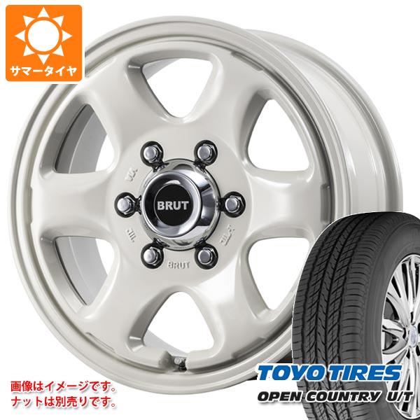 ハイエース 200系用 サマータイヤ トーヨー オープンカントリー U/T 215/70R16 100H ブルート BR 44 6.5 16 :br44swh 28545 t80971yt:タイヤ1番