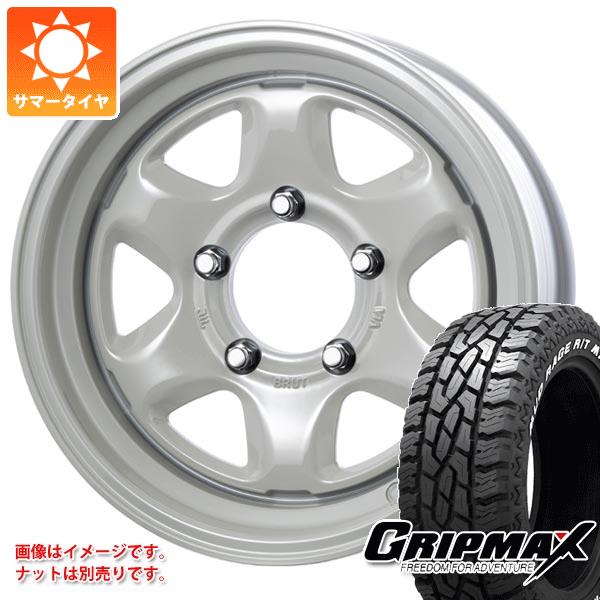 ジムニーシエラ JB74W用 サマータイヤ グリップマックス マッドレイジ R/T MAX LT185/85R16 105/103Q ホワイトレター ブルート BR 44 6.5 16 :br44sws 36498 s86769zk:タイヤ1番