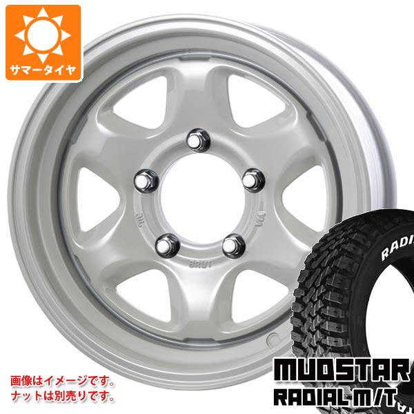 5本セット ジムニーシエラ JB74W用 サマータイヤ マッドスター ラジアル M/T 215/70R16 100T ホワイトレター ブルート BR 44 6.5 16 :br44sws 34822 s86770zk 5:タイヤ1番