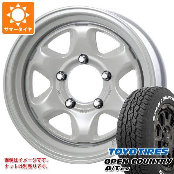 ジムニーシエラ JB74W用 2024年製 サマータイヤ トーヨー オープンカントリー A/T EX 215/70R16 100H アウトサイドホワイトレター ブルート BR 44 6.5 16 :br44sws 36841 s86770zk:タイヤ1番