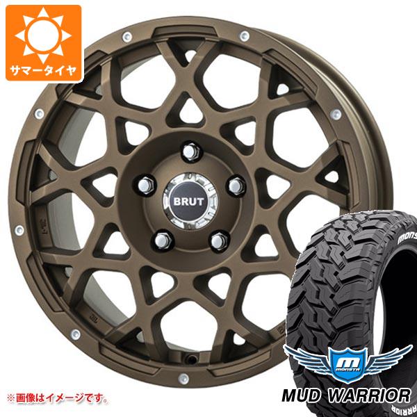 ジープ ラングラー JK/JL系用 サマータイヤ モンスタ マッドウォーリアー LT265/70R17 121/118Q ホワイトレター ブルート BR 55 :br55db 34779 j27102p:タイヤ1番