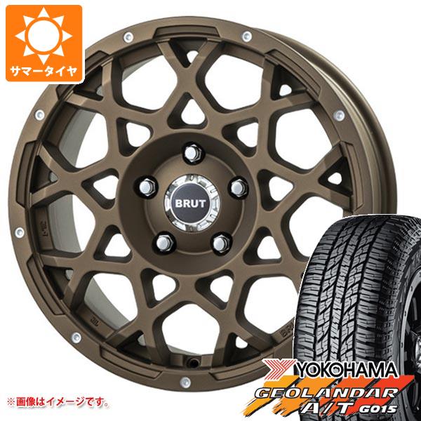 ジープ ラングラー JK/JL系用 サマータイヤ ヨコハマ ジオランダー A/T G015 LT285/70R17 121/118S アウトラインホワイトレター ブルート BR 55 :br55db 25576 j27121p:タイヤ1番