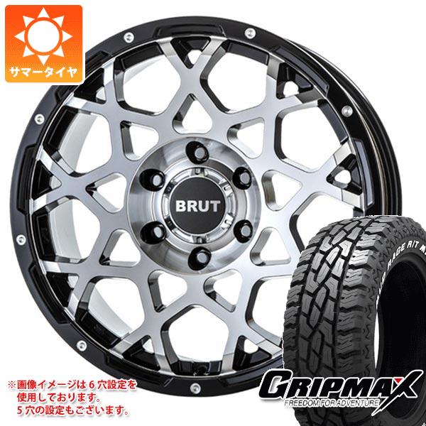 T31エクストレイル用 サマータイヤ グリップマックス マッドレイジ R/T MAX 215/65R16C 109/107Q ホワイトレター ブルート BR 55 6.5 16 :br55mmb 36501 n84986sn:タイヤ1番