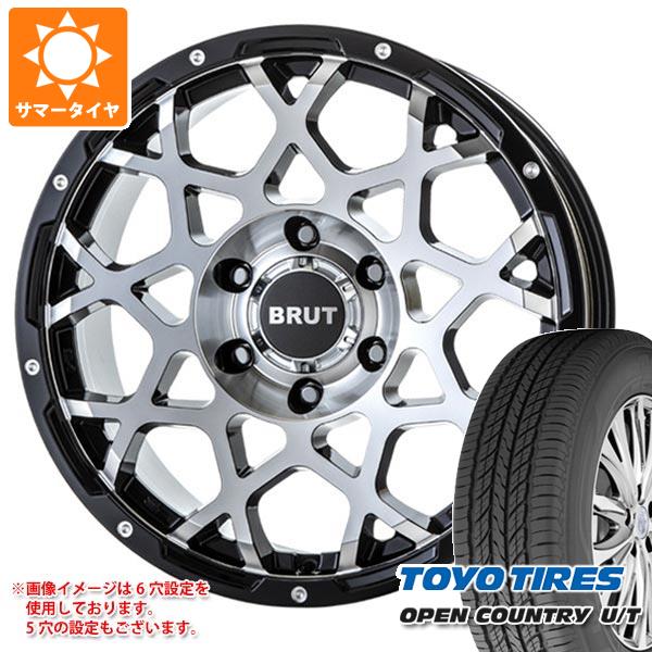 T31エクストレイル用 サマータイヤ トーヨー オープンカントリー U/T 215/70R16 100H ブルート BR 55 6.5 16 :br55mmb 28545 n84987sn:タイヤ1番