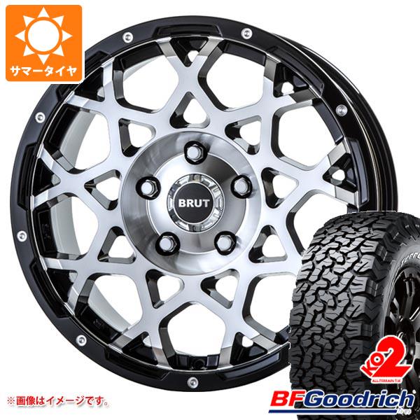 ジープ レネゲード BU/BV系用 サマータイヤ BFグッドリッチ オールテレーンT/A KO2 LT215/65R16 103/100S ブラックレター ブルート BR 55 :br55mmbl 24250 j27110p:タイヤ1番