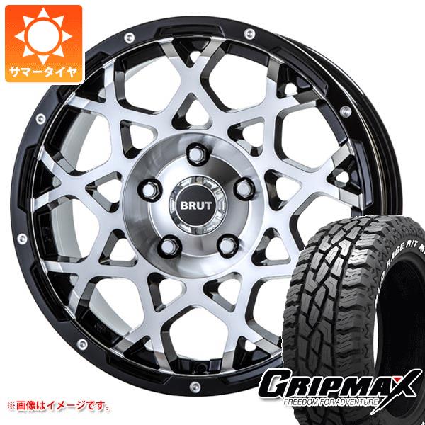 5本セット ジープ ラングラー JK/JL系用 サマータイヤ グリップマックス マッドレイジ R/T MAX LT275/70R17 121/118Q ホワイトレター ブルート BR 55 :br55mmbw 36513 j27122p 5:タイヤ1番