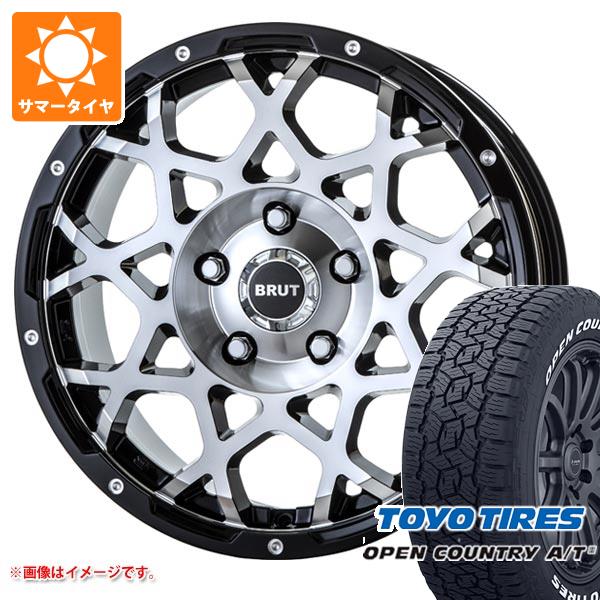 ジープ ラングラー JK/JL系用 サマータイヤ トーヨー オープンカントリー A/T3 LT285/70R17 116/113Q ホワイトレター ブルート BR 55 :br55mmbw 41271 j27121p:タイヤ1番