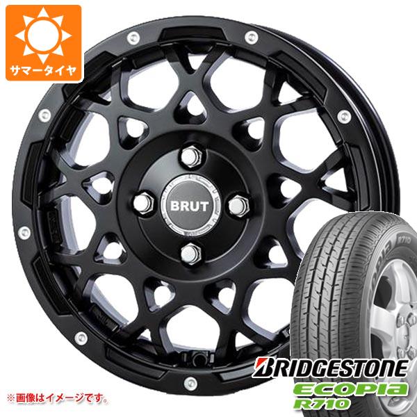 NV200バネット M20用 サマータイヤ ブリヂストン エコピア R710 175/80R14 99/98N (175R14 8PR相当) ブルート BR 55 5.0 14 :br55msbn 35117 n84991sn:タイヤ1番