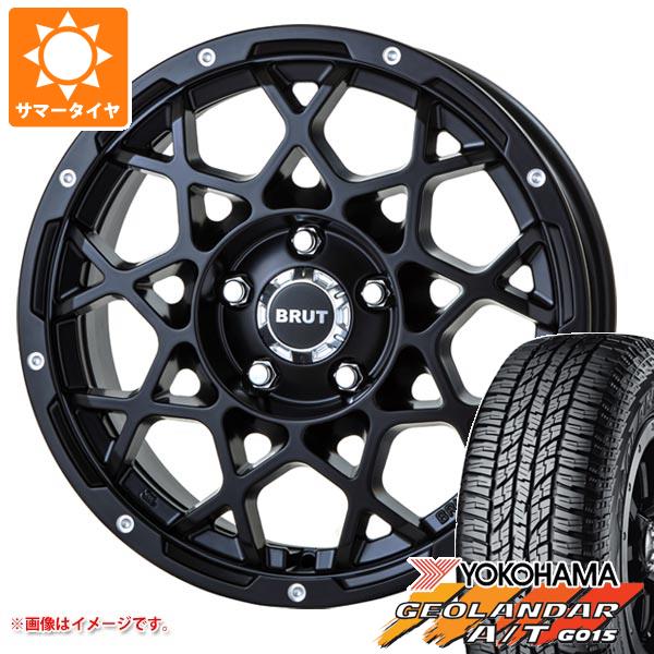 ジープ レネゲード BU/BV系用 サマータイヤ ヨコハマ ジオランダー A/T G015 225/70R16 103H ブラックレター ブルート BR 55 :br55msbl 22934 j27112p:タイヤ1番