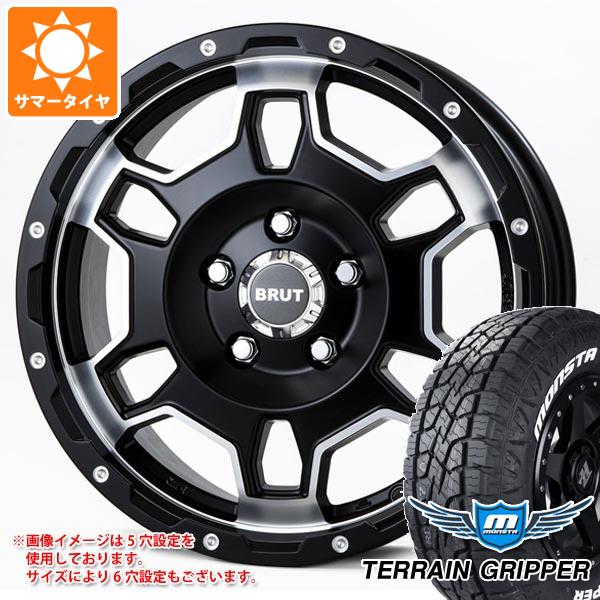 サマータイヤ 285/70R17 121/118R モンスタ テレーングリッパー ホワイトレター ブルート BR 66 7.5 17 :br66mb 34805:タイヤ1番