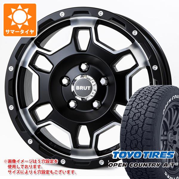 アウトランダー GF/GG系用 サマータイヤ トーヨー オープンカントリー A/T3 215/70R16 100T ホワイトレター ブルート BR 66 6.5 16 :br66mb 41238 m83974tb:タイヤ1番