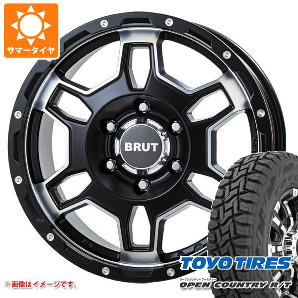 ハイエース 200系用 サマータイヤ トーヨー オープンカントリー R/T 215/70R16 100Q ブラックレター ブルート BR 66 6.5 16 :br66mbh 32618 t80971yt:タイヤ1番