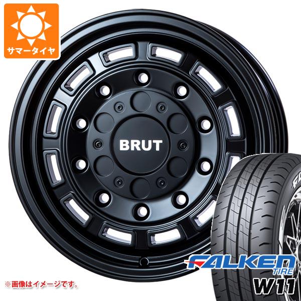 ハイエース 200系用 2024年製 サマータイヤ ファルケン W11 215/65R16C 109/107N ホワイトレター ブルート BR 70 6.5 16 :br70h 32712 t80967yt:タイヤ1番