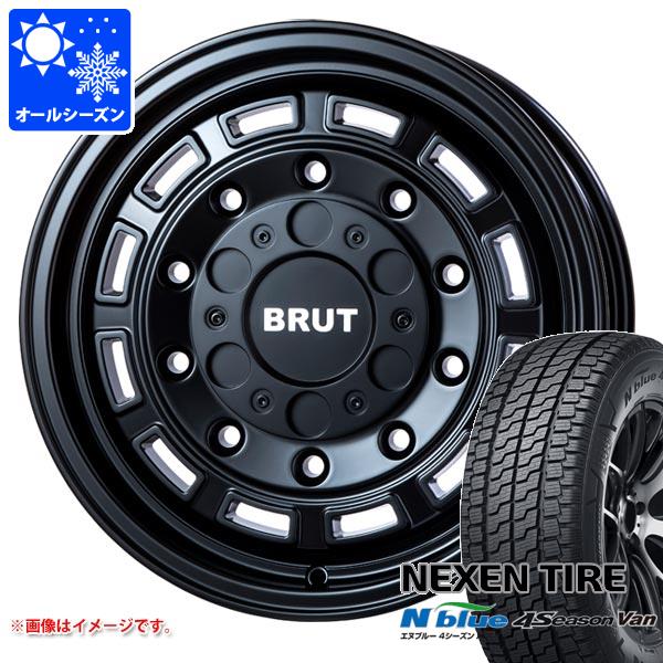 ハイエース 200系用 オールシーズンタイヤ ネクセン エヌブルー 4シーズン バン 215/65R16 109/107T ブルート BR-70 6.5-16