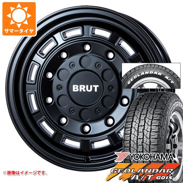 2024年製 サマータイヤ 215/65R16 109/107S ヨコハマ ジオランダー A/T G015 ホワイトレター ブルート BR 70 6.5 16 :br705 38493:タイヤ1番