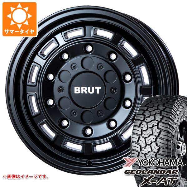 ハイエース 200系用 2024年製 サマータイヤ ヨコハマ ジオランダー X AT G016 LT215/70R16 100/97Q ブラックレター ブルート BR 70 6.5 16 :br70h 36857 t80971yt:タイヤ1番