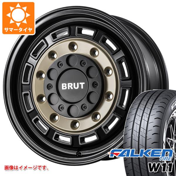 ハイエース 200系用 2024年製 サマータイヤ ファルケン W11 215/65R16C 109/107N ホワイトレター ブルート BR 70 6.5 16 :br70bbh 32712 t80967yt:タイヤ1番