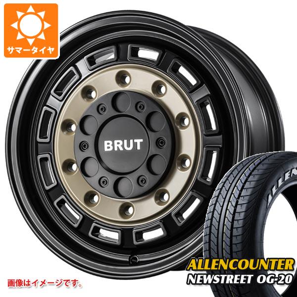 ハイエース 200系用 サマータイヤ オーレンカウンター ニューストリート OG 20 215/65R16C 109/107T ホワイトレター ブルート BR 70 6.5 16 :br70bbh 32176 t80967yt:タイヤ1番