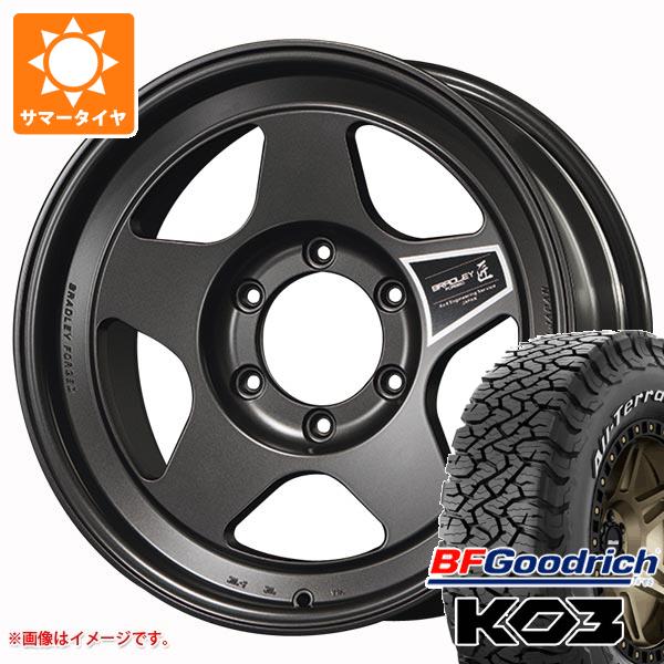 サマータイヤ 265/65R17 116/113S BFグッドリッチ オールテレーンT/A KO3 ホワイトレター ブラッドレー フォージド タクミ 8.0-17